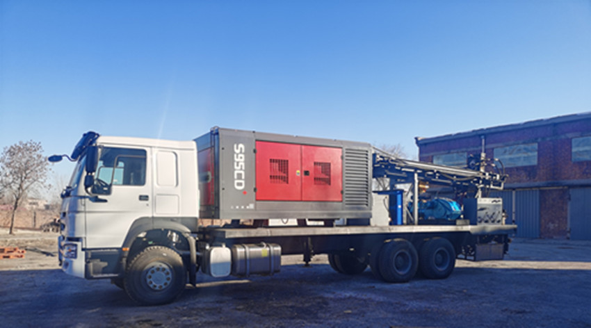 国产麻豆视频麻豆在线观看-450K液压动力头车载钻机